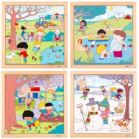 Seasons puzzles- set of 4