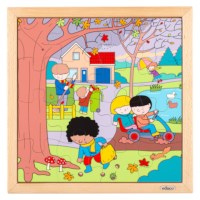 Seasons - bundle pack | Educo | Jigsaw puzzle | 4 puzzles | KIJKSEIZOEN.