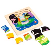 Growth puzzle-frog