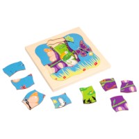 Growth puzzle-butterfly