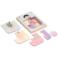 Layerpuzzle - human body girl