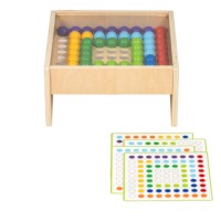 Mosaic table with coloured balls