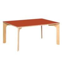 miks - Table rectangular 46 | indianred