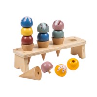 Ice cream set - wooden