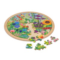 Habitats - garden | Educo | jigsaw puzzle | 49 puzzle pieces | NATUURLIJK. 