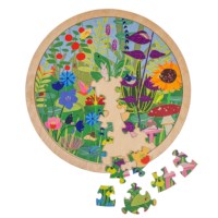 Habitats - garden | Educo | jigsaw puzzle | 49 puzzle pieces | NATUURLIJK. 