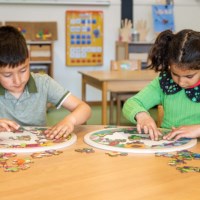 Habitats - garden | Educo | jigsaw puzzle | 49 puzzle pieces | NATUURLIJK. 