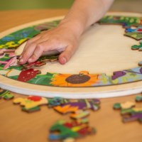 Habitats - garden | Educo | jigsaw puzzle | 49 puzzle pieces | NATUURLIJK. 