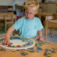 Habitats - garden | Educo | jigsaw puzzle | 49 puzzle pieces | NATUURLIJK. 
