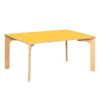 miks - Table rectangular 46 | cornyellow