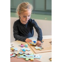 Daily routine - bathtime | Educo | Jigsaw puzzle | 16 puzzle pieces | GEZOND.