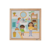 Daily routine puzzles - preparing for bedtime