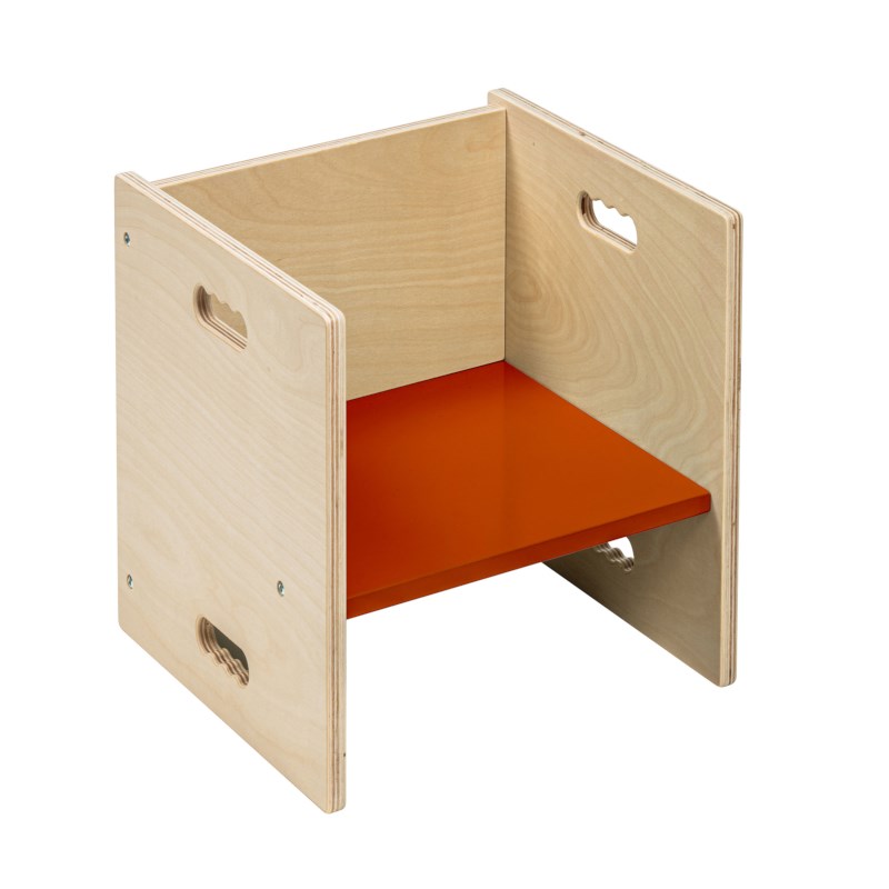 Cube Chair - 33 x 33 cm | indianred