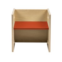Cube Chair - 33 x 33 cm | indianred
