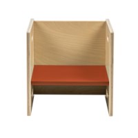 Cube Chair - 33 x 33 cm | indianred