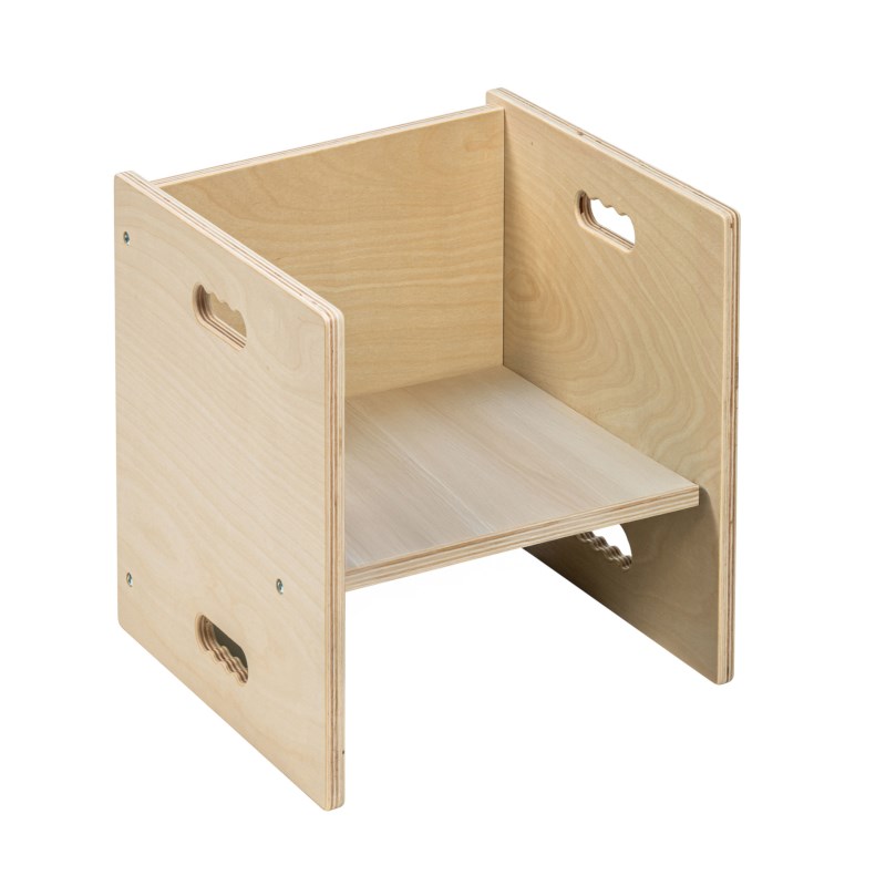 Cube Chair - 33 x 33 cm | birch