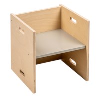 Cube Chair - 36 x 36 cm | stonegrey