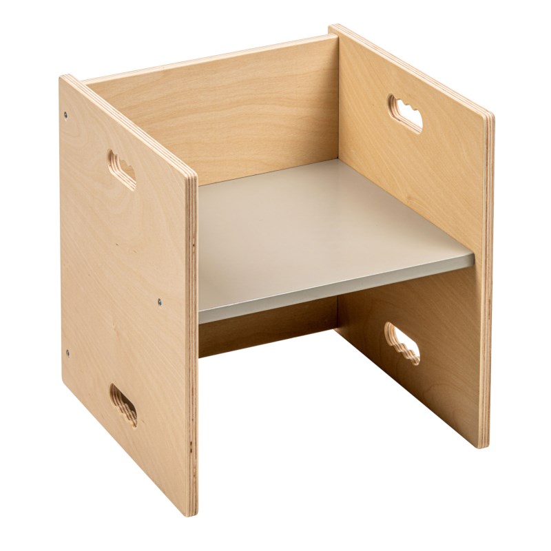 Cube Chair - 36 x 36 cm | stonegrey