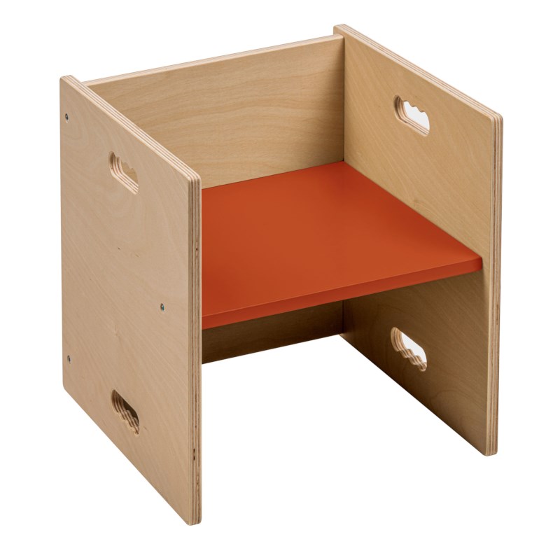Cube Chair - 36 x 36 cm | indianred