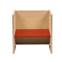 Cube Chair - 36 x 36 cm | indianred