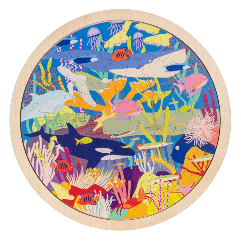 Habitats - sea | Educo | jigsaw puzzle | 49 puzzle pieces | NATUURLIJK.