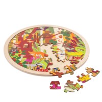 Habitats - forest | Educo | jigsaw puzzle | 49 puzzle pieces | NATUURLIJK.