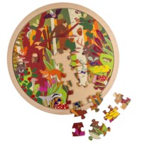 Habitats - forest | Educo | jigsaw puzzle | 49 puzzle pieces | NATUURLIJK.