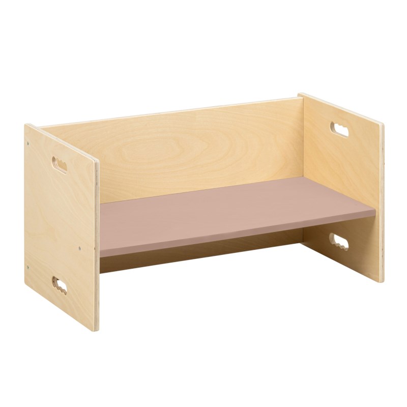 Cube bench 72 x 36 cm | antique pink