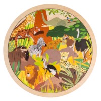 Habitats - bundle pack | Educo | Jigsaw puzzle | 4 puzzles | NATUURLIJK.