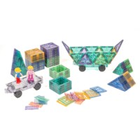 Magnetic Building Blocks 110 pieces glitter 