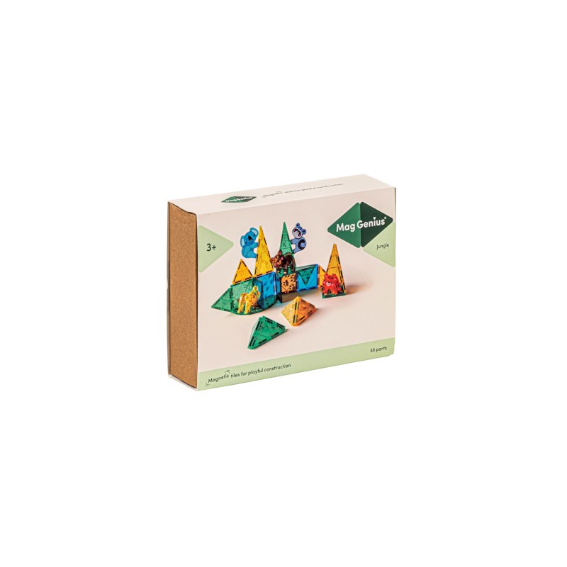 Magnetic Building Blocks Jungle 38 pieces
