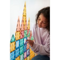 Magnetic Building Blocks Pastel 70 pieces
