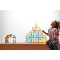 Magnetic Building Blocks Pastel 70 pieces