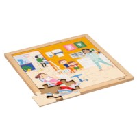 Healthcare – dentist | Educo | jigsaw puzzle | 25 puzzle pieces | GEZOND.