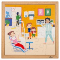 Healthcare – dentist | Educo | jigsaw puzzle | 25 puzzle pieces | GEZOND.