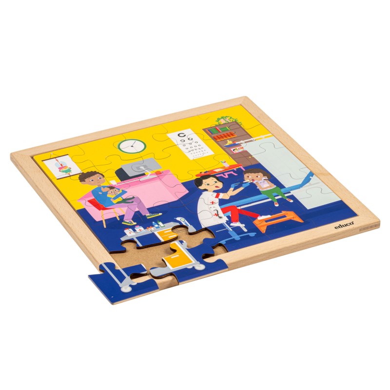 Healthcare – doctor | Educo | jigsaw puzzle | 25 puzzle pieces | GEZOND.