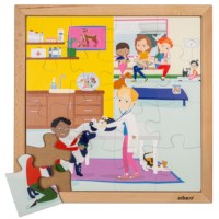 Healthcare – veterinarian | Educo | jigsaw puzzle | 16 puzzle pieces | GEZOND.