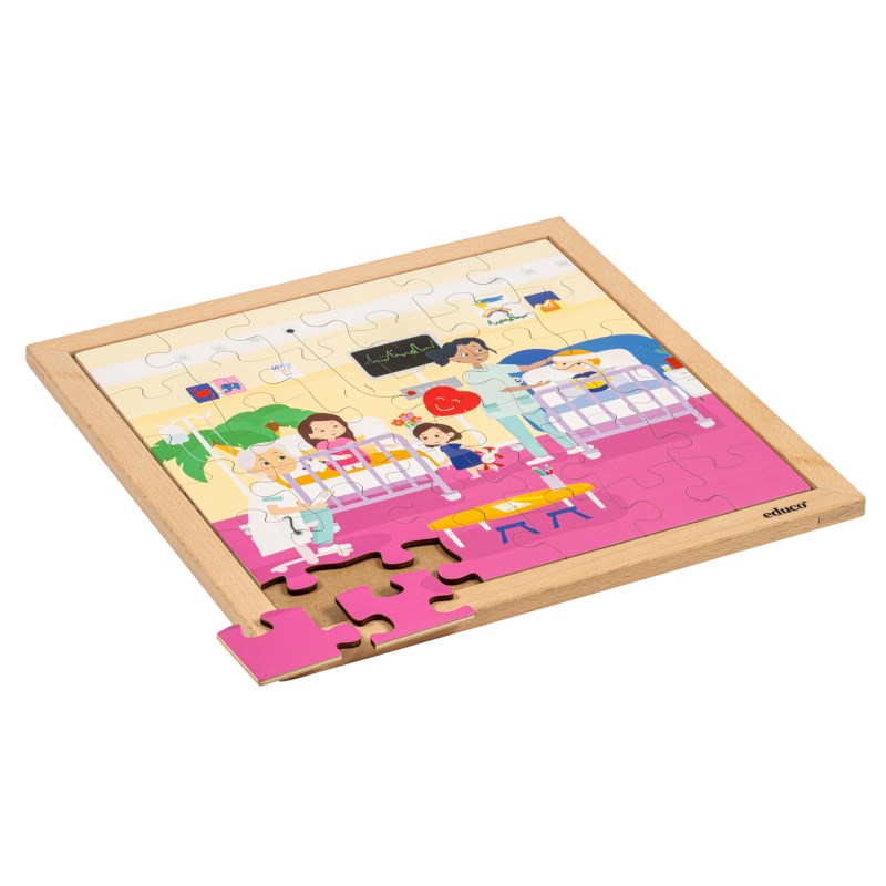 Healthcare – hospital | Educo | jigsaw puzzle | 36 puzzle pieces | GEZOND.