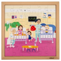 Healthcare – hospital | Educo | jigsaw puzzle | 36 puzzle pieces | GEZOND.