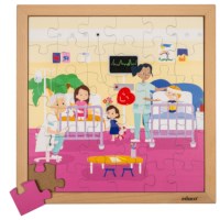 Healthcare – hospital | Educo | jigsaw puzzle | 36 puzzle pieces | GEZOND.