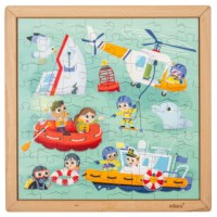 Emergency services - coast guard | Educo | jigsaw puzzle | 64 puzzle pieces | ACTIE.