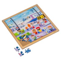Transport - the airplane | 81 puzzle pieces | REISTIJD.