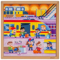 Transport  - bundle pack | Educo | jigsaw puzzle | 4 puzzles | REISTIJD.
