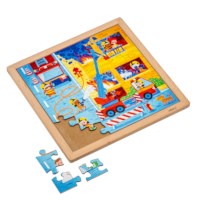 First responders - fire brigade | Educo | jigsaw puzzle | 36 puzzle pieces | ACTIE.