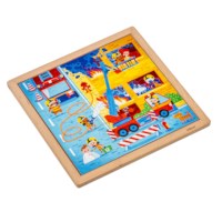 First responders - fire brigade | Educo | jigsaw puzzle | 36 puzzle pieces | ACTIE.