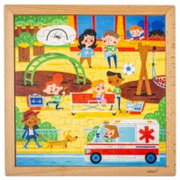 First responders - bundle pack | Educo | jigsaw puzzle | 4 puzzles | ACTIE.