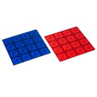 Magnetic building blocks Base plates (2 pieces)