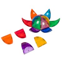 Magnetic building blocks Dome blocks (16 pieces)