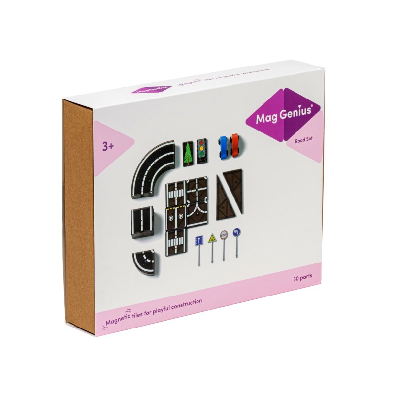 Magnetic building blocks Race track (30 pieces)