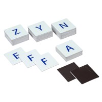 Magnetic building blocks Uppercase letters (60 pieces)